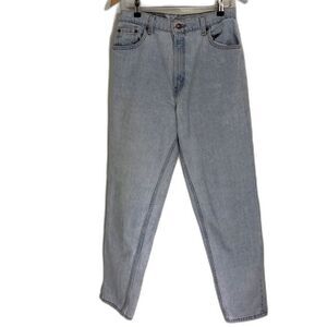 Levis 551 Jeans Womens 12 30 Light Wash Vintage Relaxed Fit Tapered Leg